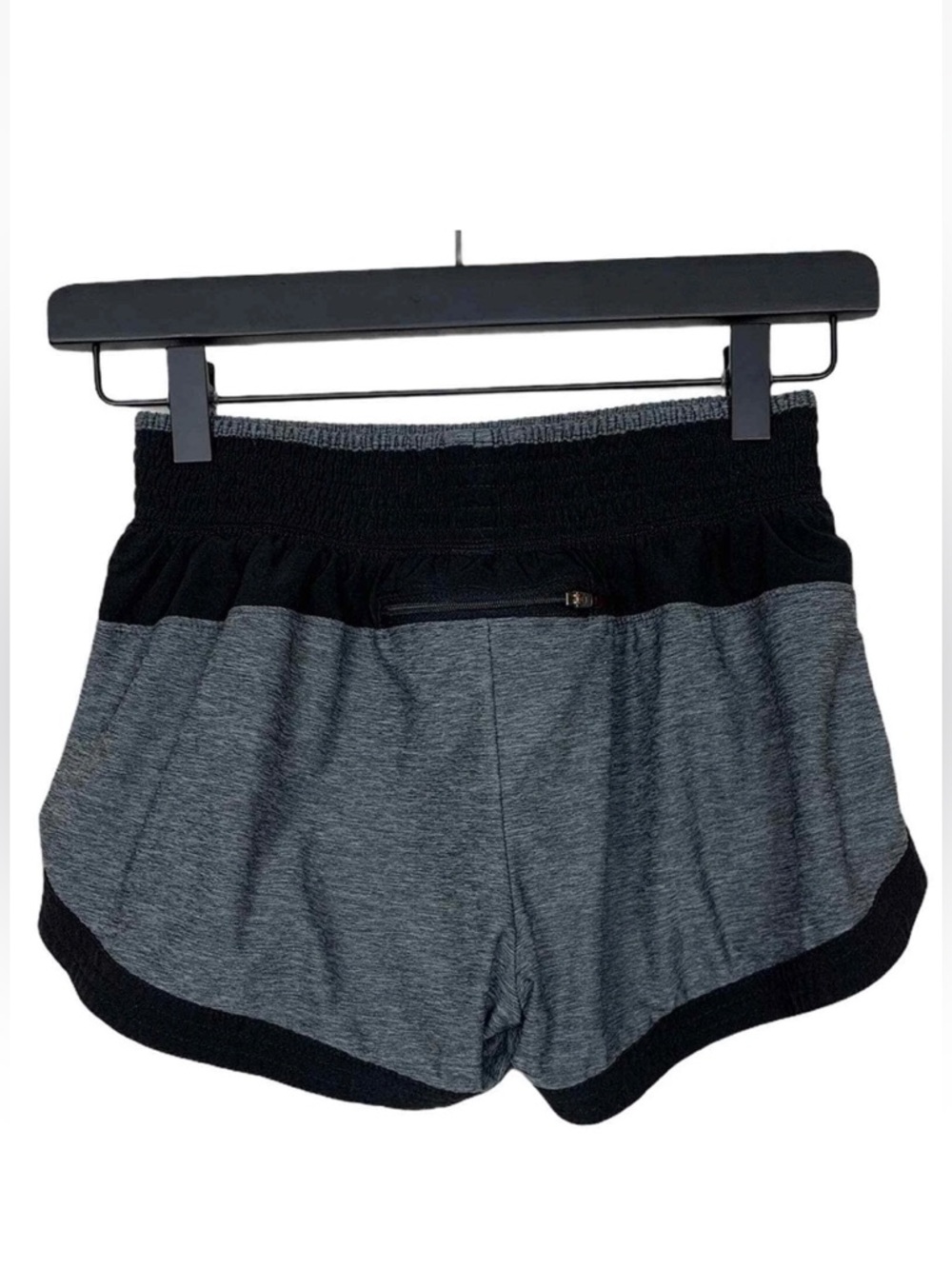 Champion Gray Athletic Shorts with Black Trim